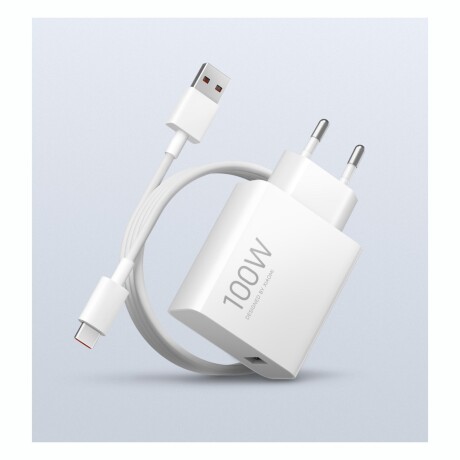Cargador XIAOMI Potencia 100W Carga Rápida Tipo A a Tipo C Cargador XIAOMI Potencia 100W Carga Rápida Tipo A a Tipo C