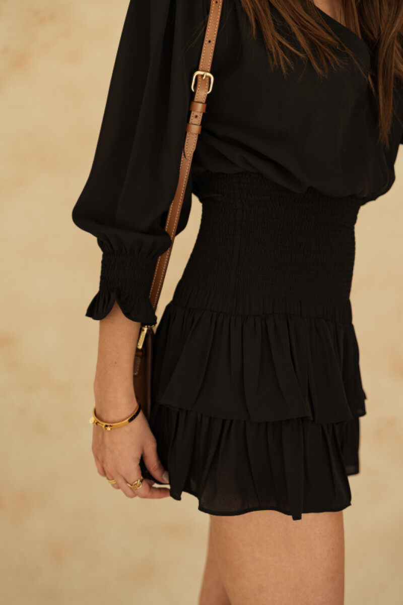 VESTIDO VALENTINA MINI NOIR VESTIDO VALENTINA MINI NOIR