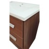 Mueble de baño de pie Lucania Nogal 80 cm con Bacha de Loza Mueble De Baño De Pie Lucania Nogal 80 Cm Con Bacha De Loza