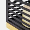 FAROL NEGRO COMB C/VELA LED GDE Unica