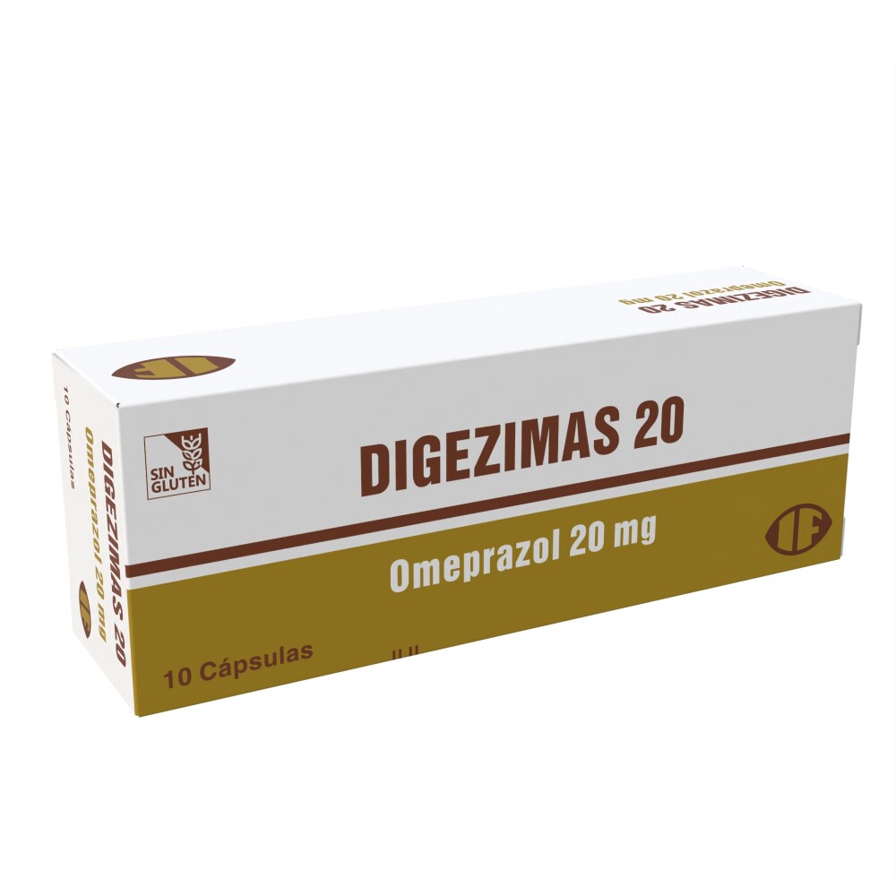 DIGEZIMAS 20 MG. CJ X 10 CÁPS. única