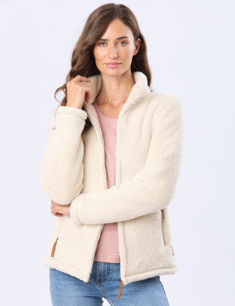 CAMPERA SHERPA SUAVE Natural