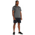 UA LAUNCH 7'' SHORTS-BLU BLK-001