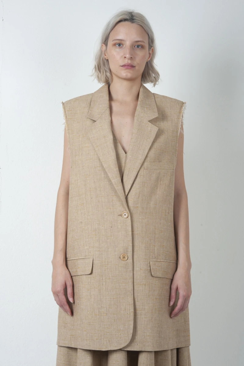 CHALECO Beige