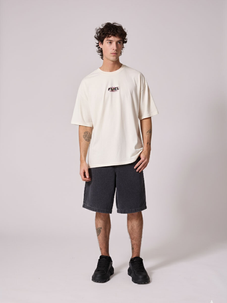 T-SHIRT CICLE DIXIE Crudo