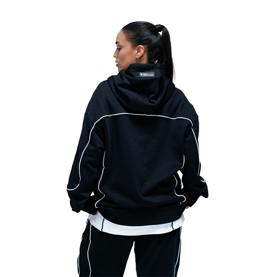 Campera Unisex TIFFOSI Piping Negro - Blanco