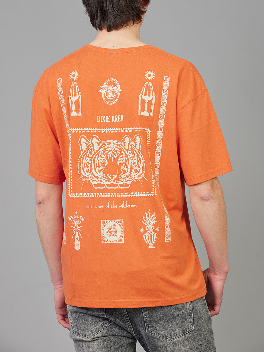 T-SHIRT MULEY DIXIE Ladrillo