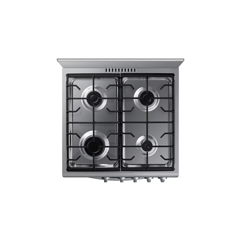 Cocina a Gas con 4 Quemadores con Quemador Rápido Black