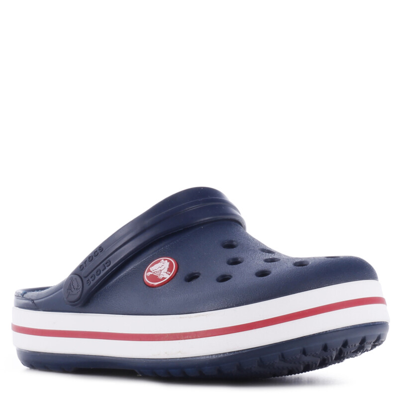 Zueco de Niños Crocs Crocband Clog Azul Marino - Rojo