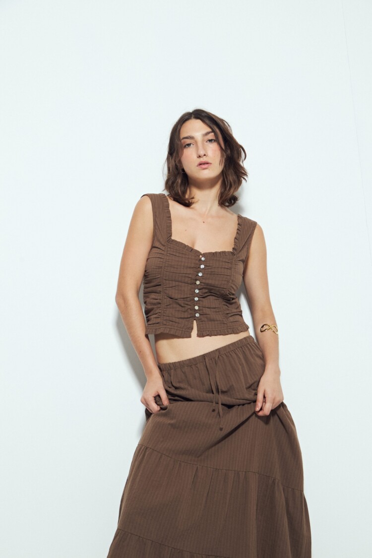 FALDA CLARI Chocolate