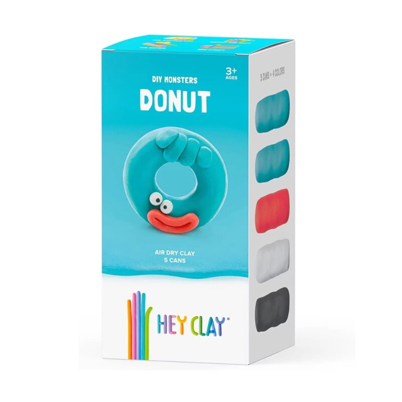 Masa para modelar Mate Big Donut Hey Clay AIR DRY CLAY - HEY CLAY MATE DONUT
