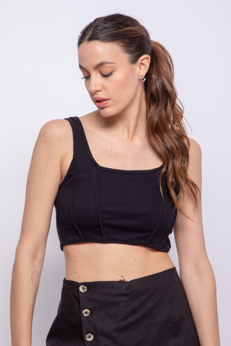 TOP ODETTE Negro