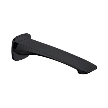 GRIFERIA PICO DE BAÑERA MONOCOMANDO NEGRO MATE SERIE SIDERNO NEGRO