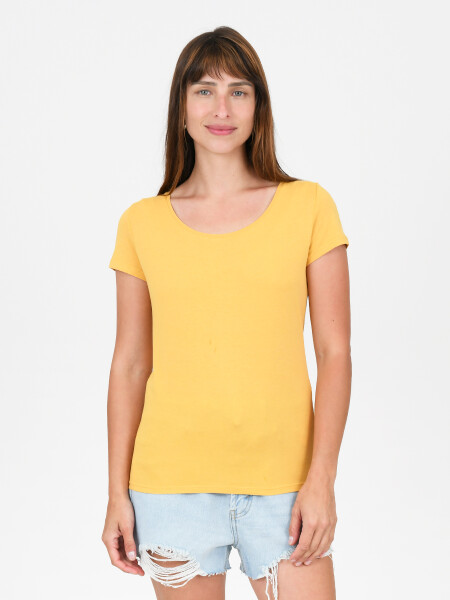 REMERA LUA U AMARILLO