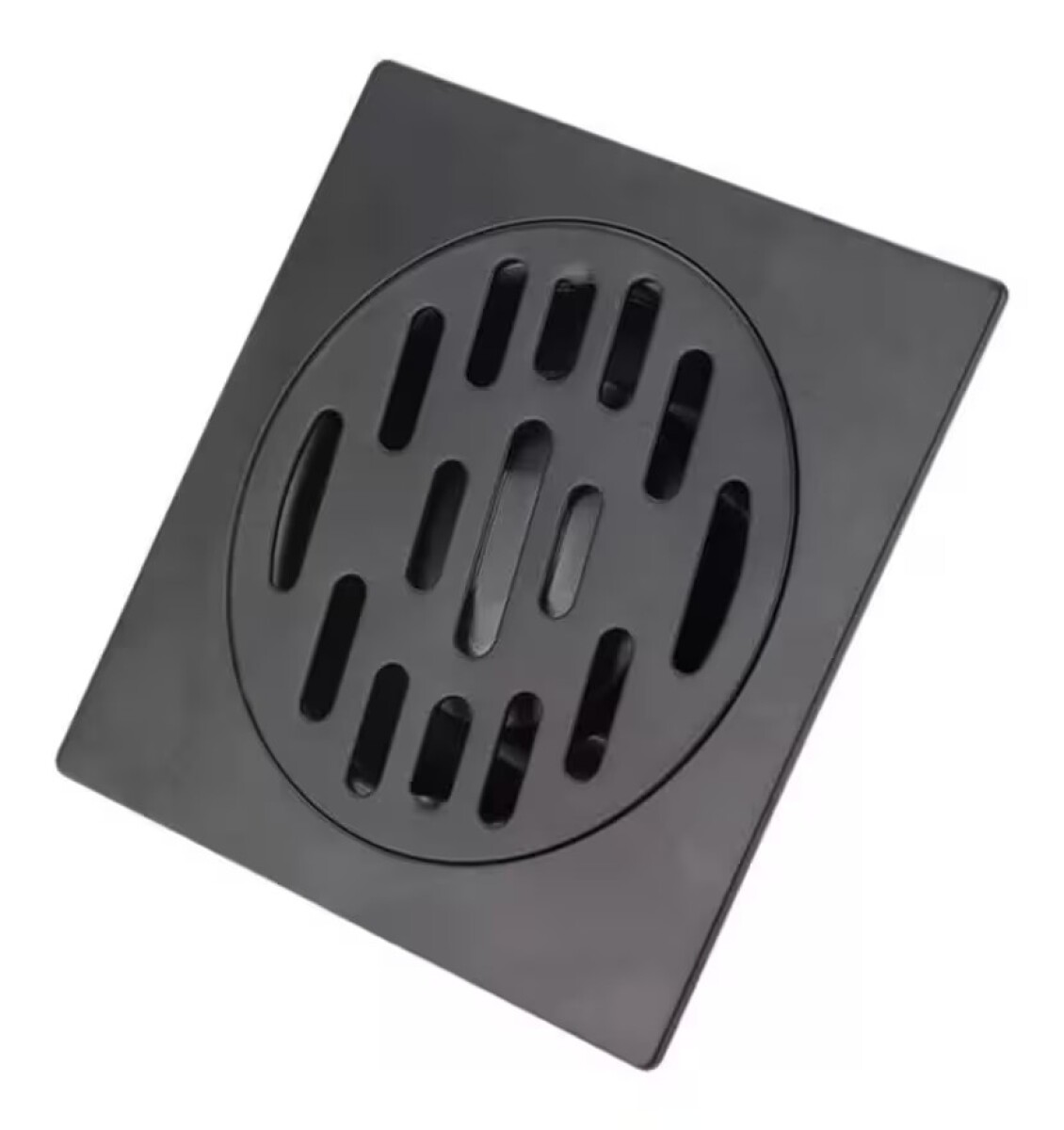 Rejilla De Piso 10x10 Negro Mate Dmc 