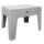 Mesa Ratona Auxiliar Jardín Patio Rattan Exterior UV Blanco