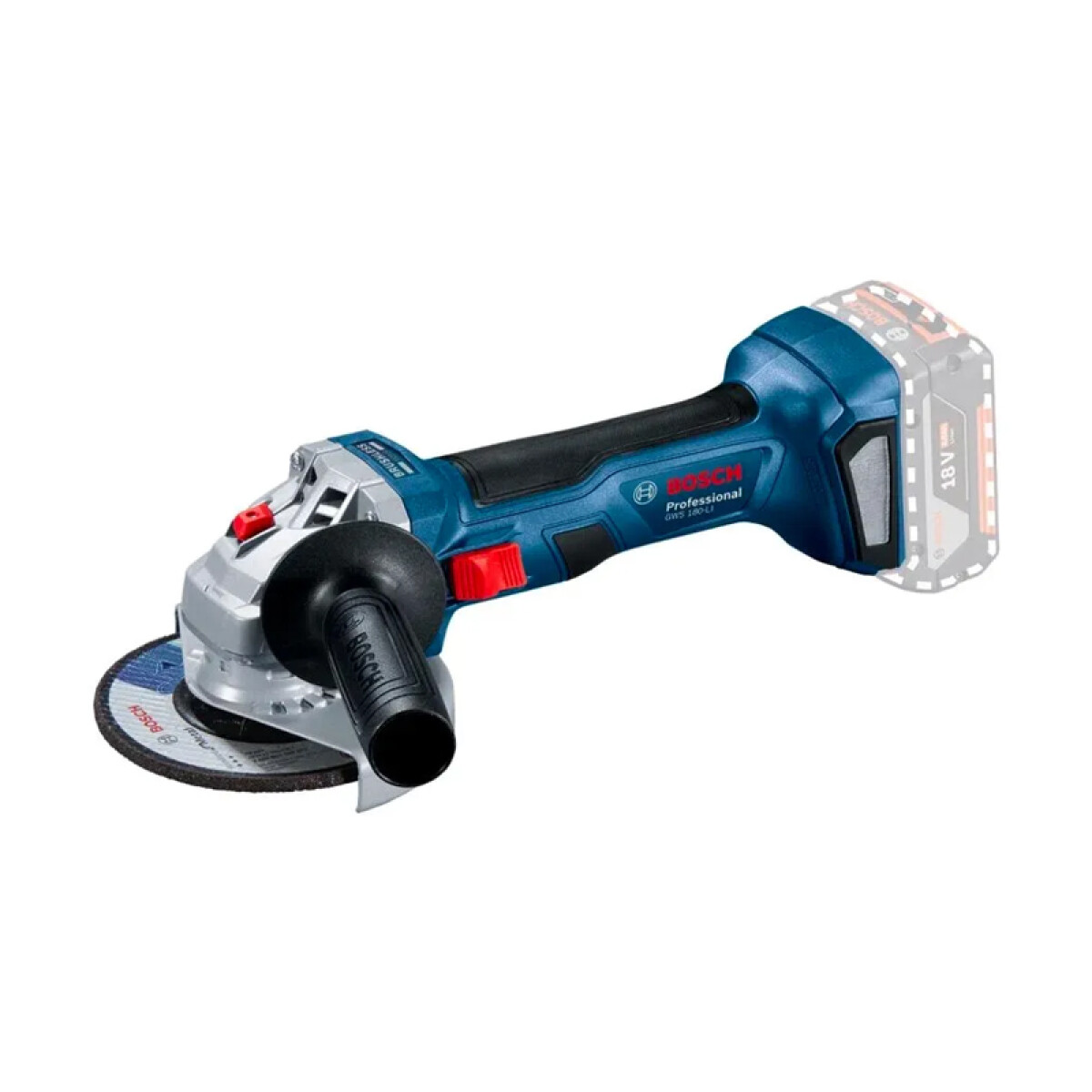 Amoladora angular inalámb. 5" 18V s/batería Bosch - BS0244 