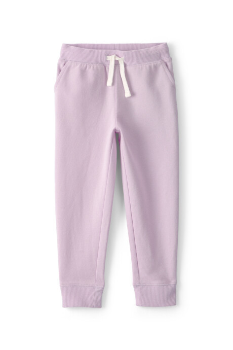 Pantalón deportivo de algodón, rosado Sin color