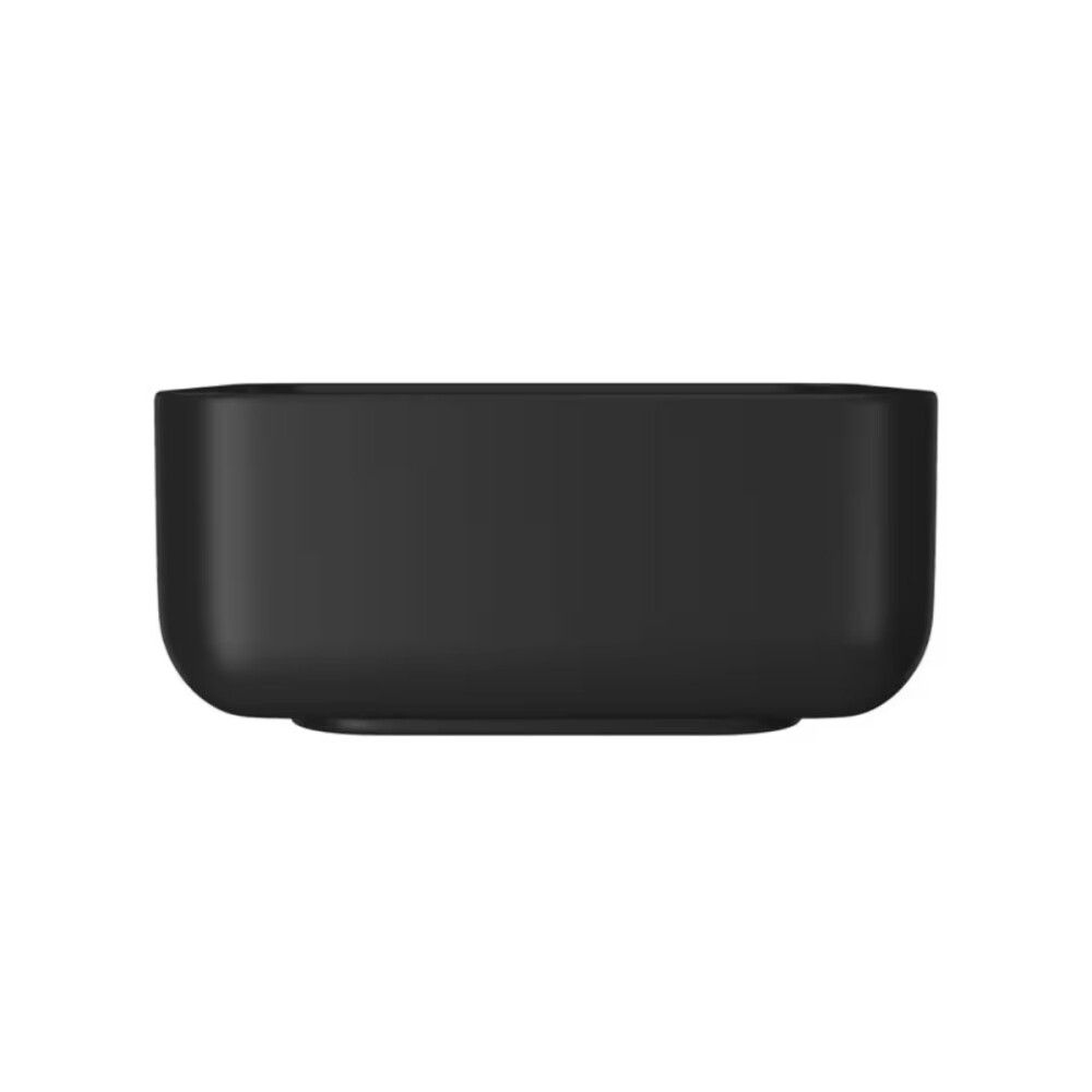 Bacha de apoyo Cuadrada 30 cm Negro mate Deca Bacha De Apoyo Cuadrada 30 Cm Negro Mate Deca