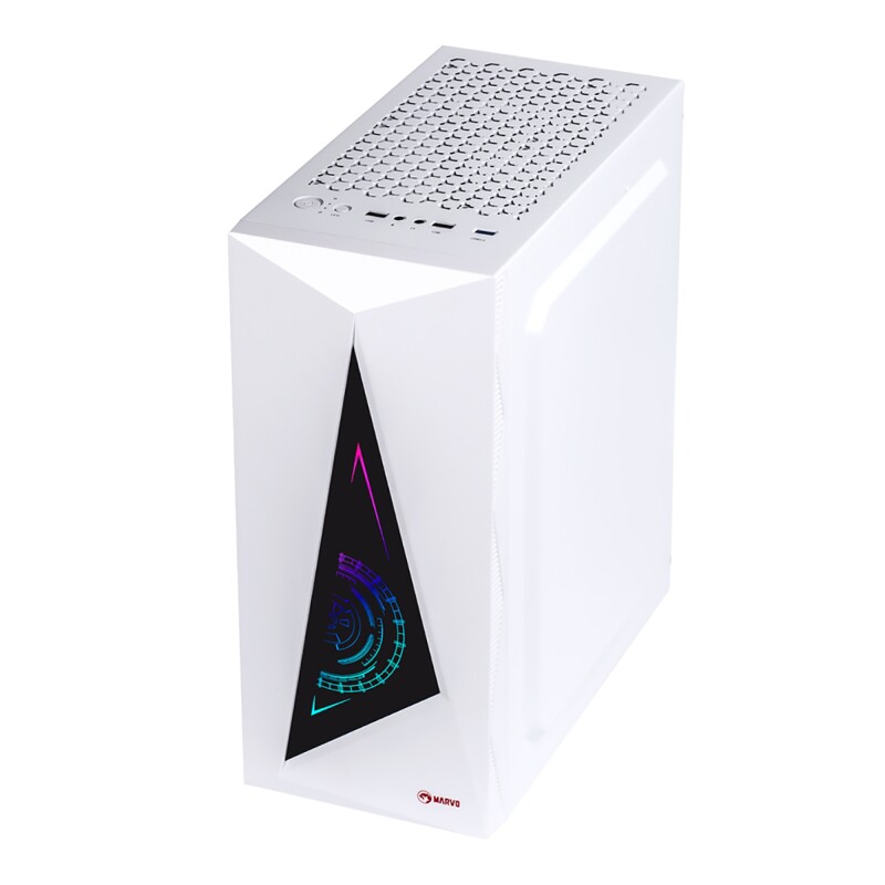 Gabinete Gaming Marvo Ca-119 Panel RGB Mid Tower Atx Gabinete Gaming Marvo Ca-119 Panel RGB Mid Tower Atx