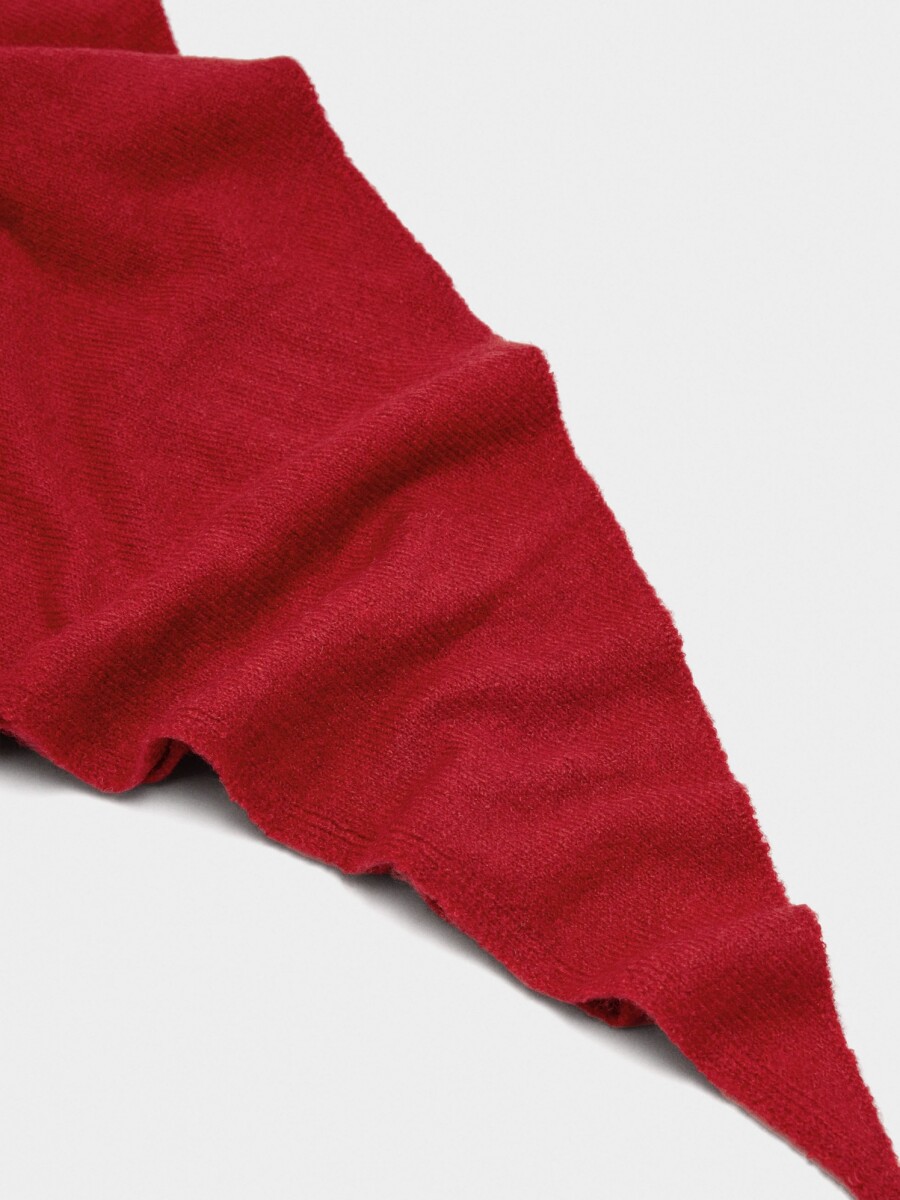 Chal Liso rojo