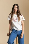 REMERA ALMENDRO Blanco