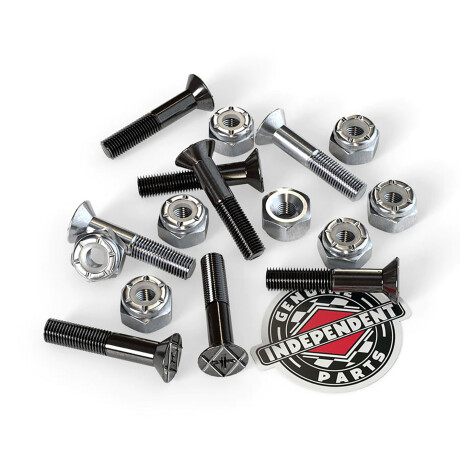 Tornillos Independent 1" Phillips Black / Silver x 8 (2 Silver y 6 Black) Tornillos Independent 1" Phillips Black / Silver x 8 (2 Silver y 6 Black)