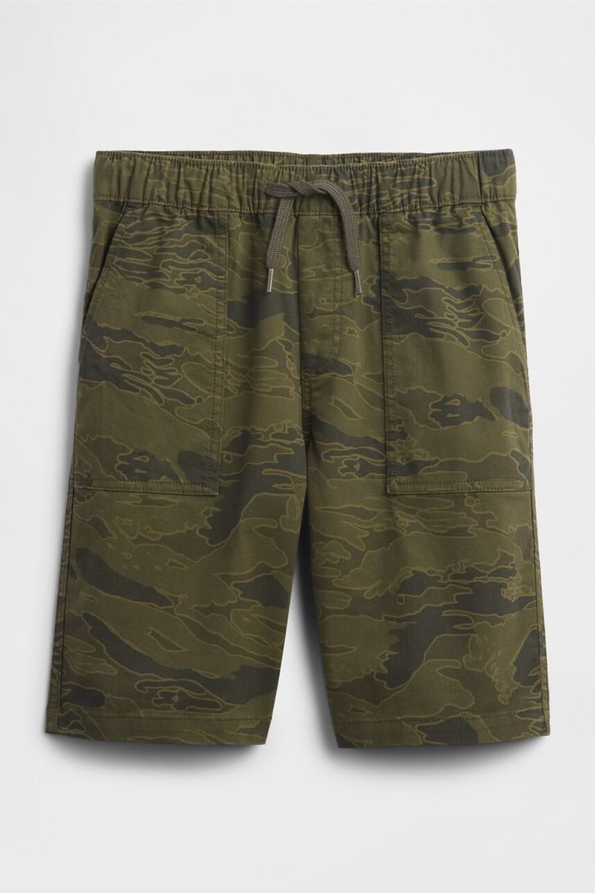 Short Baggy Niño Green Camo