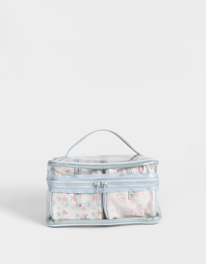 Porta Cosméticos Set De Portacosméticos - Azul Celeste