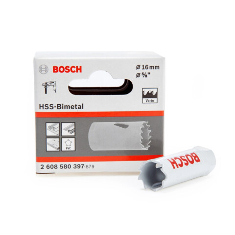 Sierra copa bimetálica Ø16mm ~ 5/8" Bosch BS8050