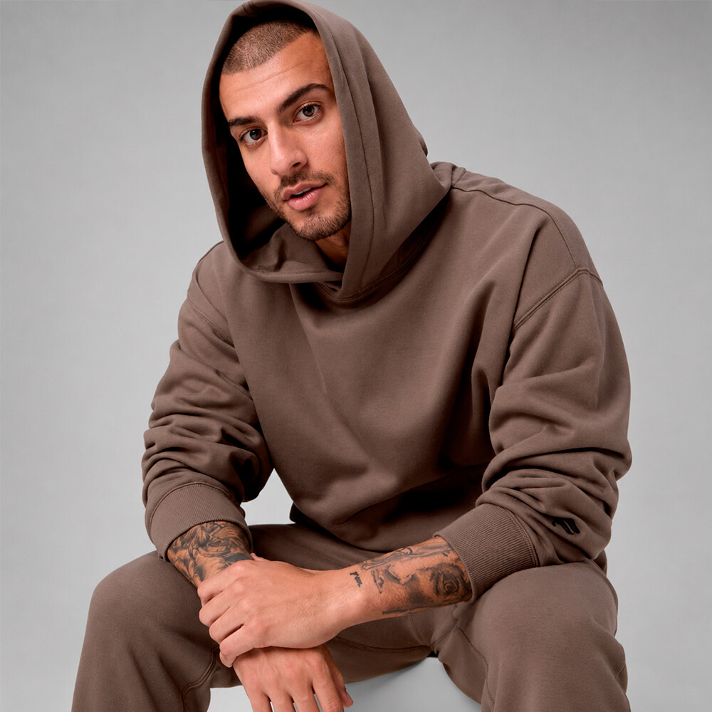 Polera The Go-To Oversized Hoodie Hombre Truffle