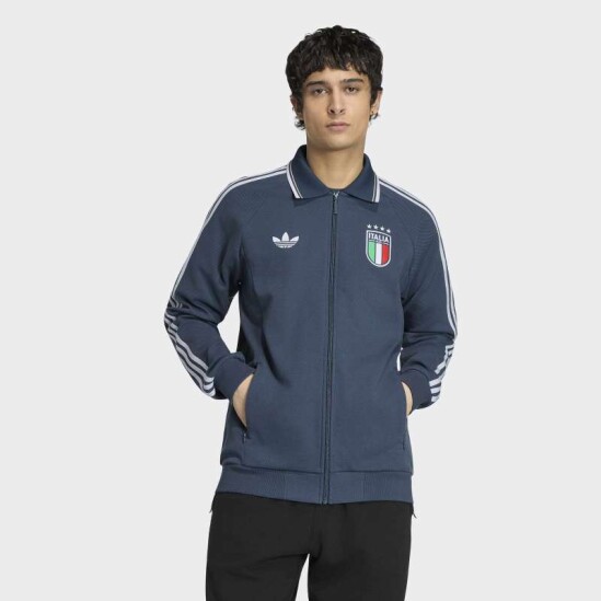 Campera Adidas Anthem Alternativa De Italia Azul