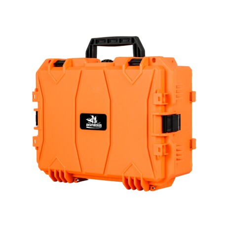 Caja Rigida Plastica para arma corta Aventureros 46,5 x 35,5 x 20,5 Naranja