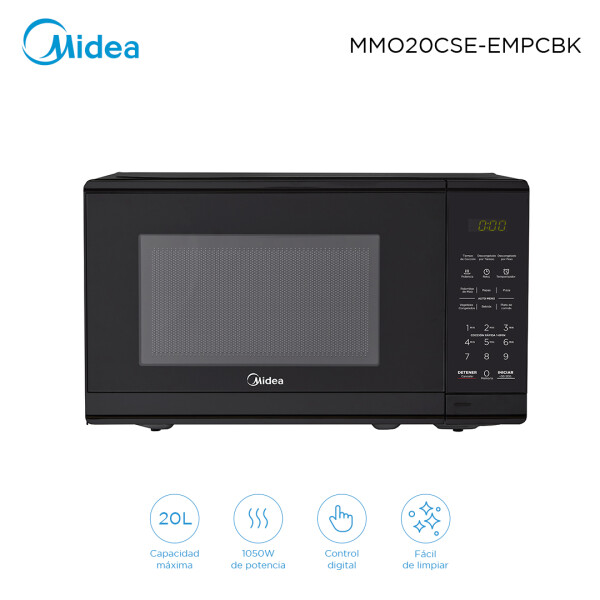 Horno microondas 20L Midea Silver MMDV07S2DG - 001 — Universo Binario