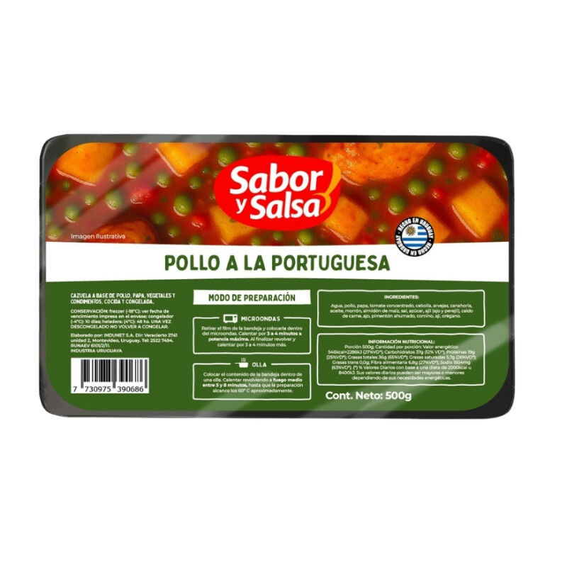 POLLO A LA PORTUGUESA 500G POLLO A LA PORTUGUESA 500G