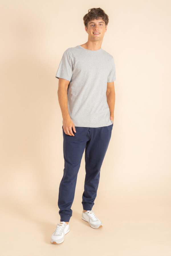 Pantalón deportivo con puño Azul Marino