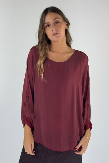 BLUSA MAIARA Bordeaux