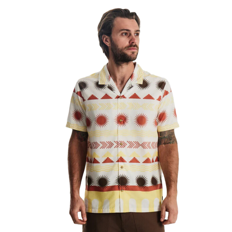 Camisa Roark Gonzo Ss Woven - Multicolor Camisa Roark Gonzo Ss Woven - Multicolor