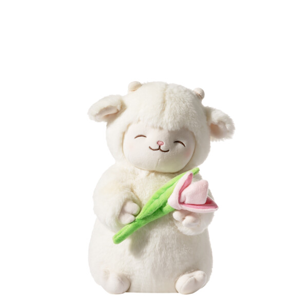Peluche ovejita Peluche ovejita con tulipán