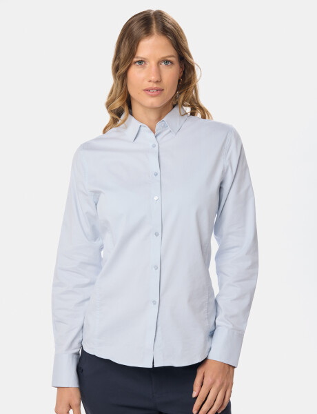 CAMISA LISA Celeste