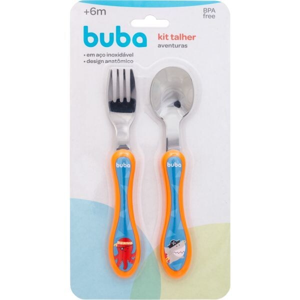 Set cubiertos metal BUBA piratas