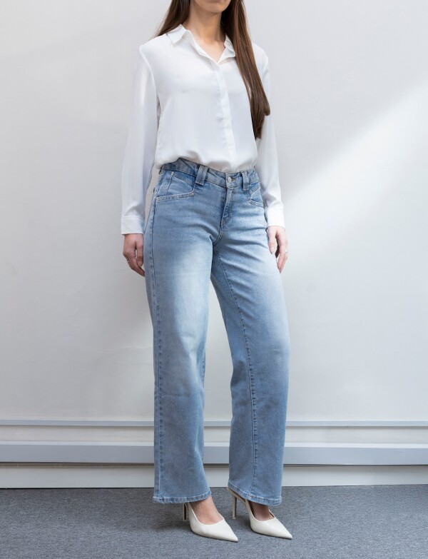 Jean Midrise Wide Leg JEAN CLARO