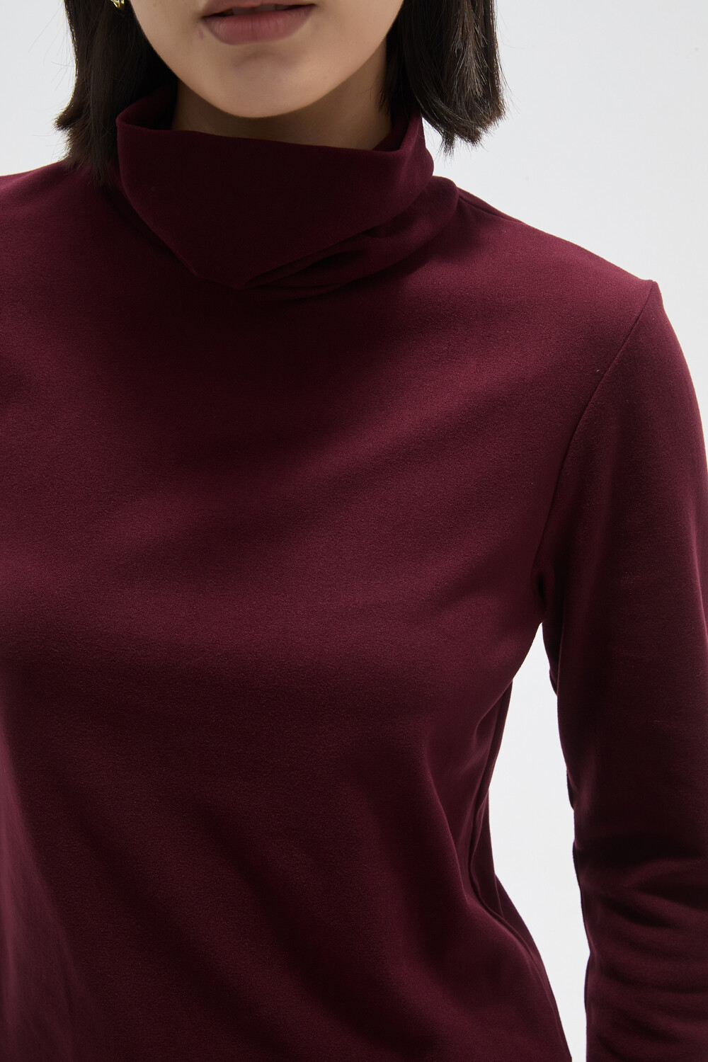 Polera Lullaby Cereza Oscuro