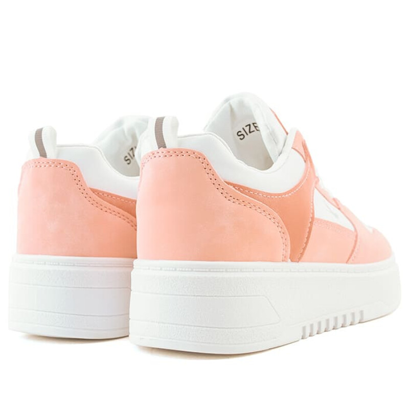 Championes Santa Barbara Bronx Low de Mujer Blanco-rosa Claro