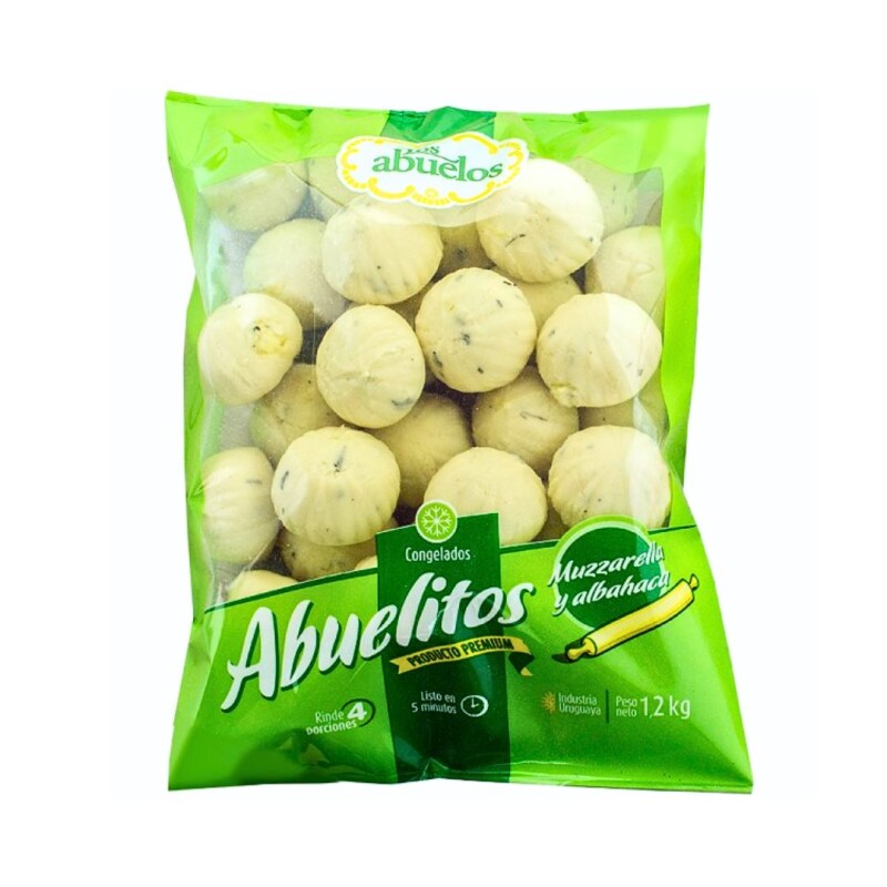 Abuelitos de muzzarella y albahaca Los Abuelos - 1,2 kg Abuelitos de muzzarella y albahaca Los Abuelos - 1,2 kg