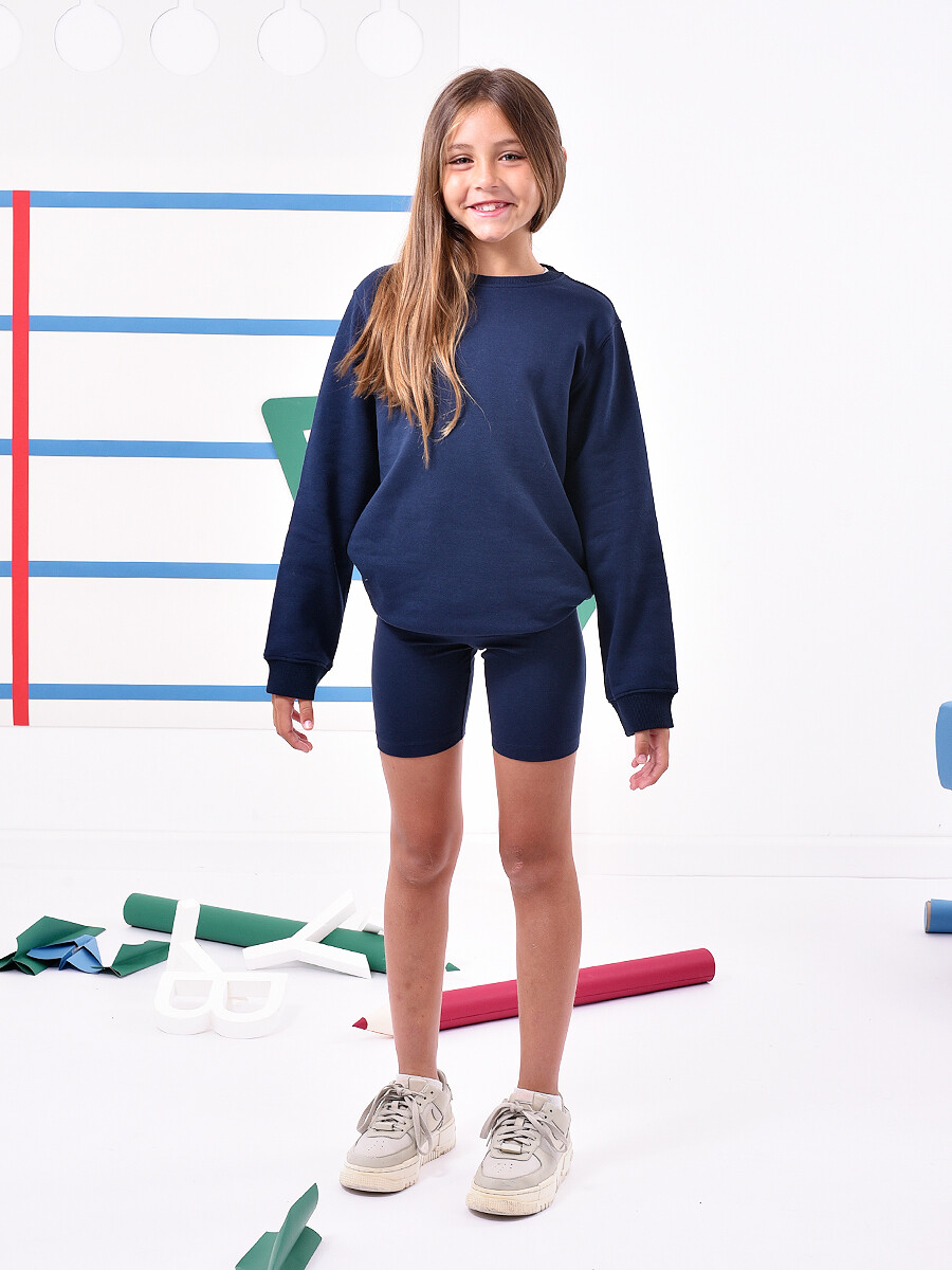 BUZO DEPORTIVO A LA BASE - AZUL 