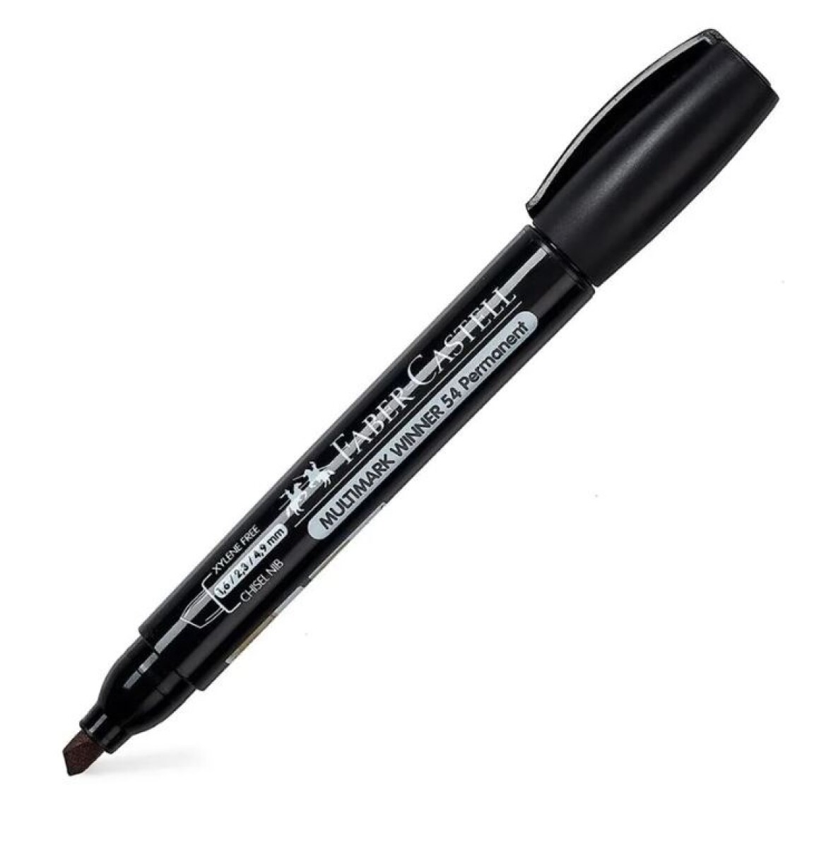 Marcador 54E Bisel Negro Faber-Castell 