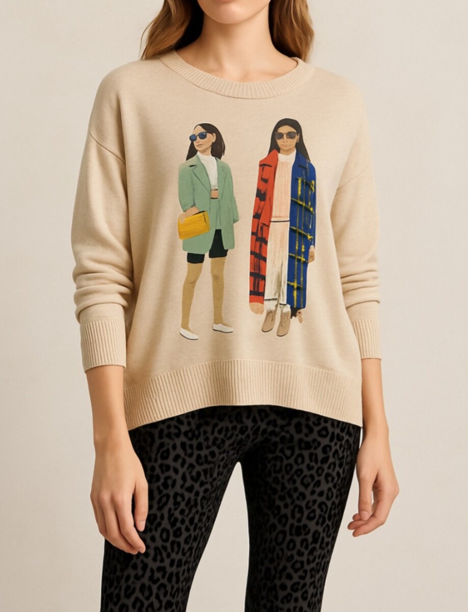 Sweater Woman - Beige 