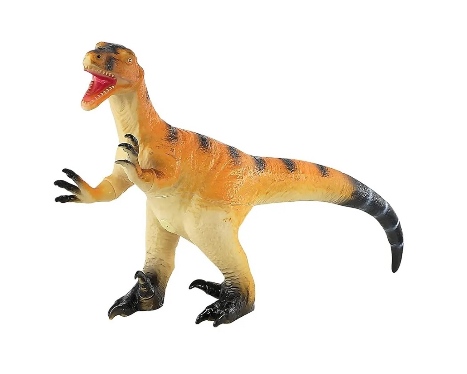 Velociraptor y Stegosaurus Grande De Goma 