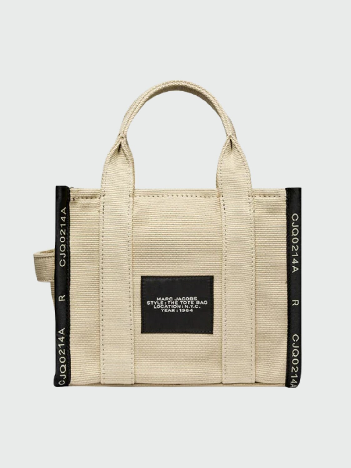 Marc Jacobs- Bolso tejido en jacquard , The small Tote Beige